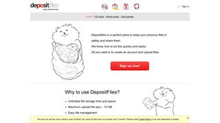 depositfiles.com screenshot