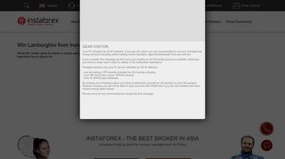 instaforex.com screenshot