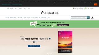 waterstones.com screenshot