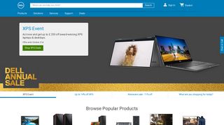 dell.co.uk screenshot