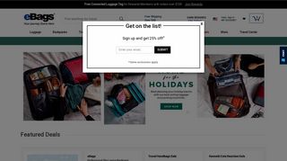 ebags.com screenshot