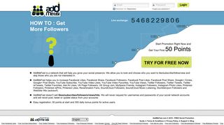 addmefast.com screenshot