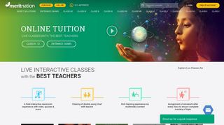 meritnation.com screenshot