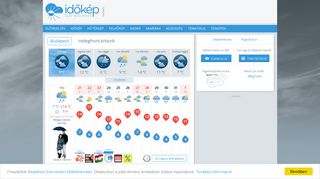idokep.hu screenshot