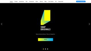 snapchat.com screenshot