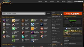 wowinterface.com screenshot