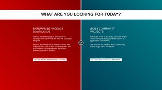 jboss.org screenshot