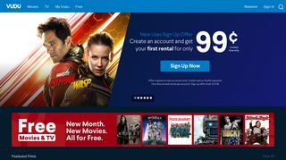 vudu.com screenshot