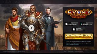 evony.com screenshot