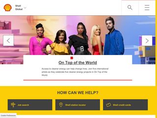 shell.com screenshot