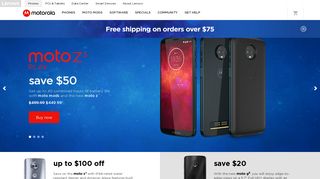 motorola.com screenshot
