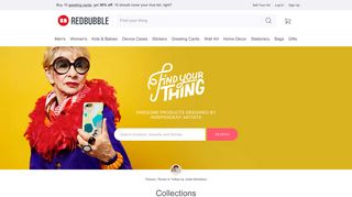 redbubble.com screenshot
