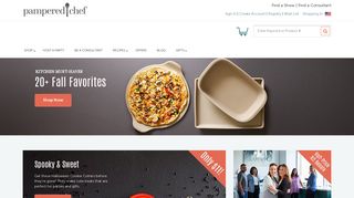 pamperedchef.com screenshot