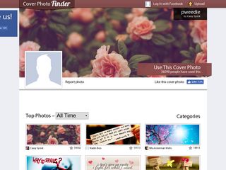 coverphotofinder.com screenshot