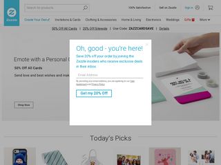 zazzle.com screenshot