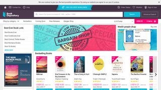 bookdepository.com screenshot