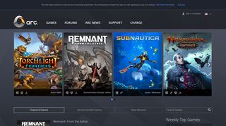 arcgames.com screenshot