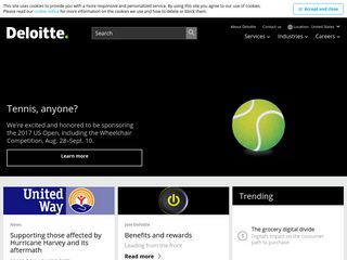 deloitte.com screenshot