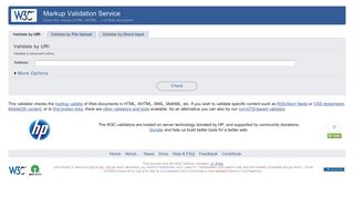 validator.w3.org screenshot