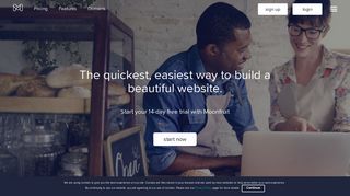 moonfruit.com screenshot