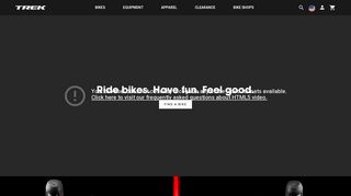 trekbikes.com screenshot