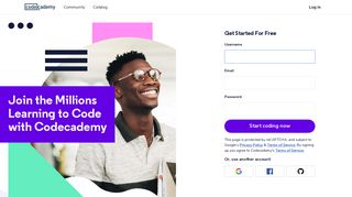 codecademy.com screenshot