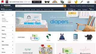 diapers.com screenshot