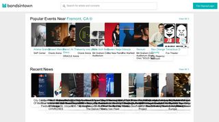 bandsintown.com screenshot