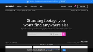 pond5.com screenshot
