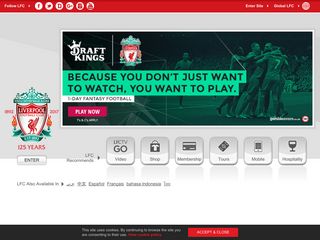 liverpoolfc.com screenshot