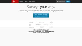 polldaddy.com screenshot