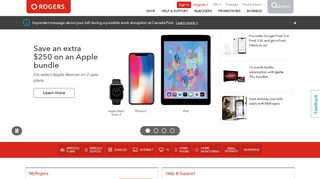 rogers.com screenshot