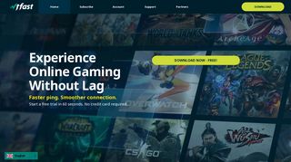 wtfast.com screenshot