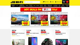 jbhifionline.com.au screenshot