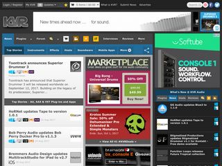 kvraudio.com screenshot