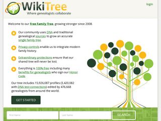 wikitree.com screenshot