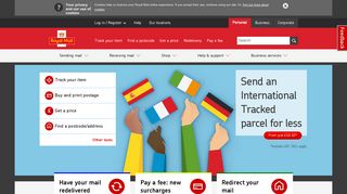royalmail.com screenshot