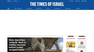 timesofisrael.com screenshot