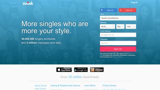 zoosk.com screenshot