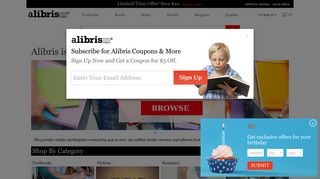 alibris.com screenshot