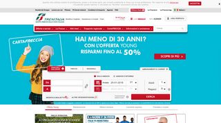 trenitalia.com screenshot