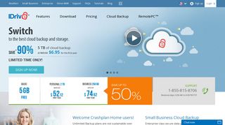 idrive.com screenshot