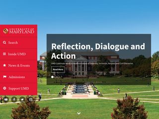 umd.edu screenshot
