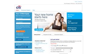 citimortgage.com screenshot