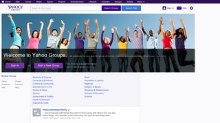 groups.yahoo.com screenshot