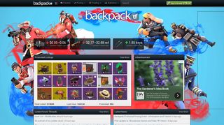 backpack.tf screenshot