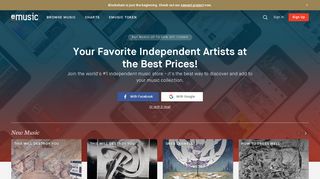 emusic.com screenshot