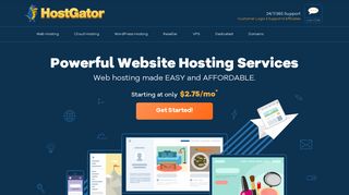 hostgator.com screenshot