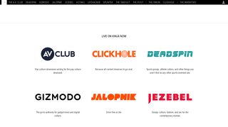 kinja.com screenshot
