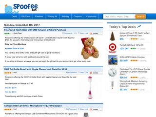 spoofee.com screenshot